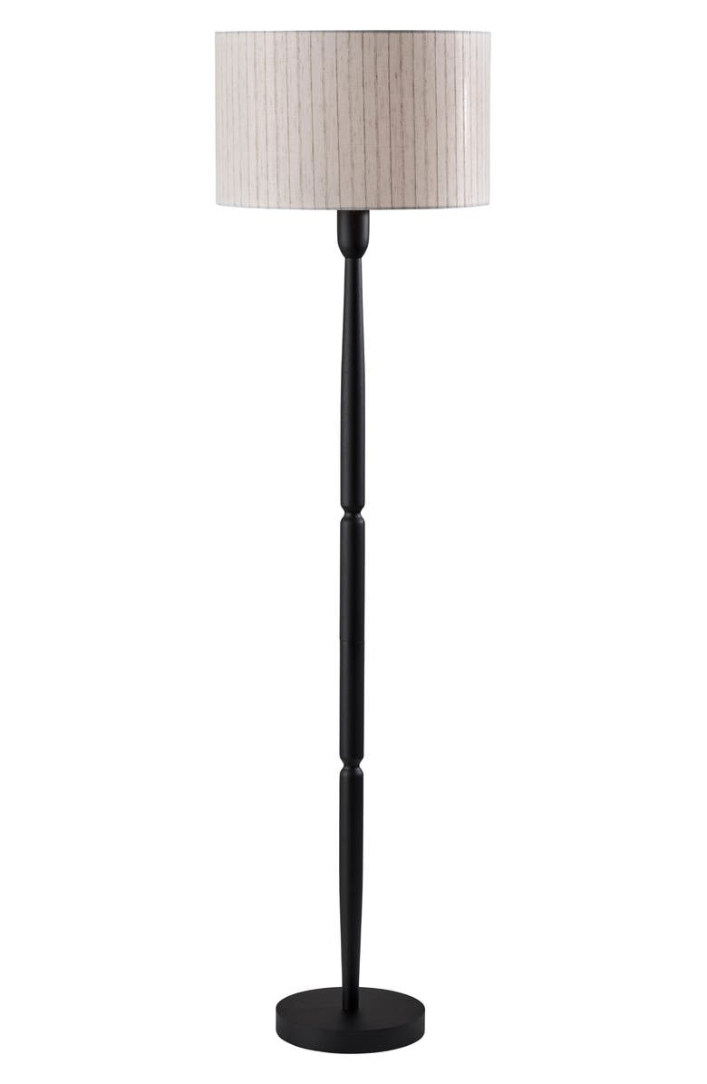 ADESSO LIGHTING Nigel Floor Lamp, Main, color, Black