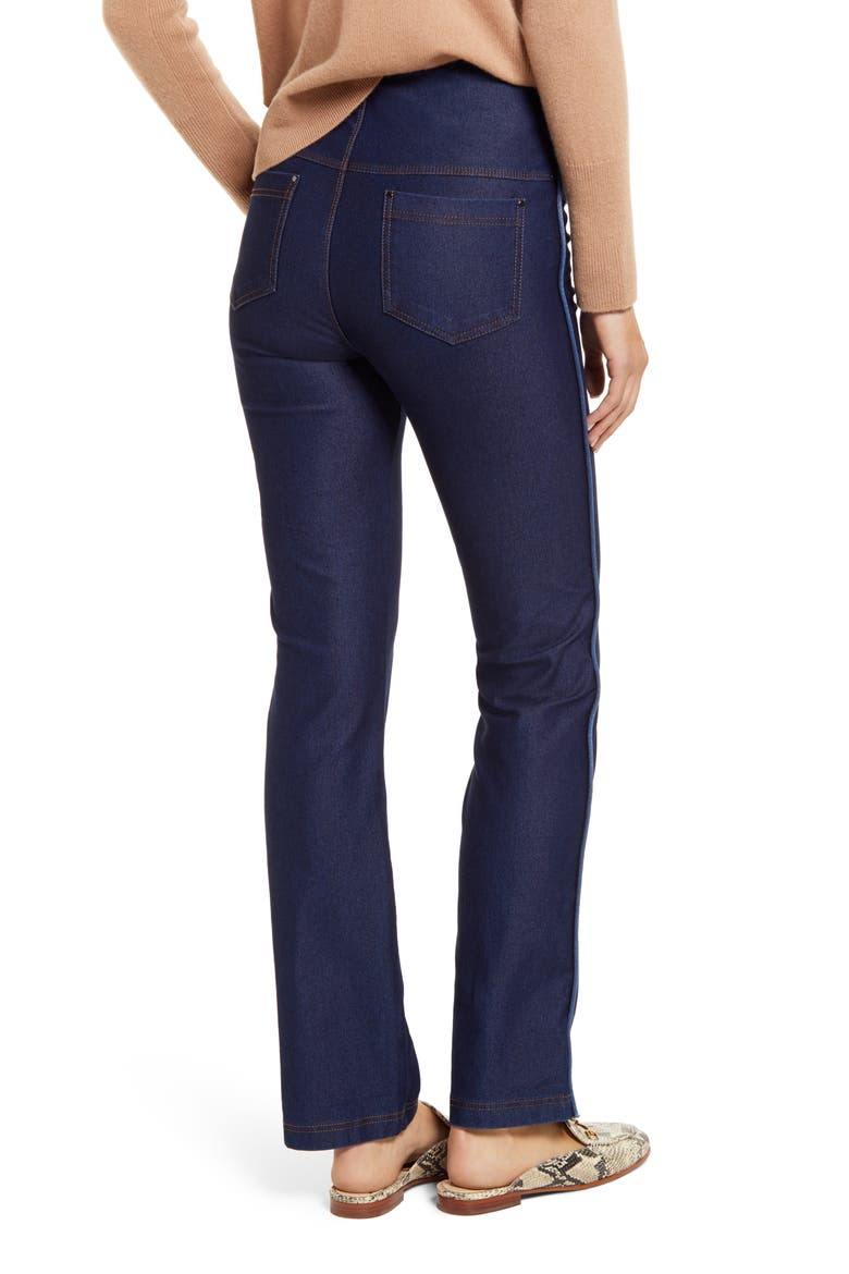 Lyssé Boyfriend Denim Leggings, Alternate, color, INDIGO