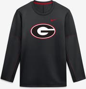 Nike Men's Nike Black Georgia Bulldogs 2026 Sideline Coaches Therma-FIT Long Sleeve Top
