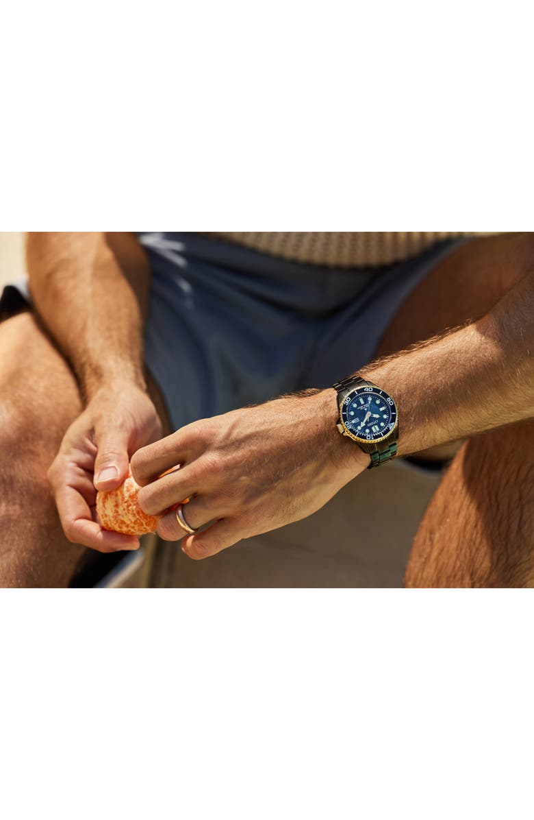 Citizen Promaster Dive Light Eco-Drive Automatic Bracelet Watch, 40.6mm, Alternate, color, Gray