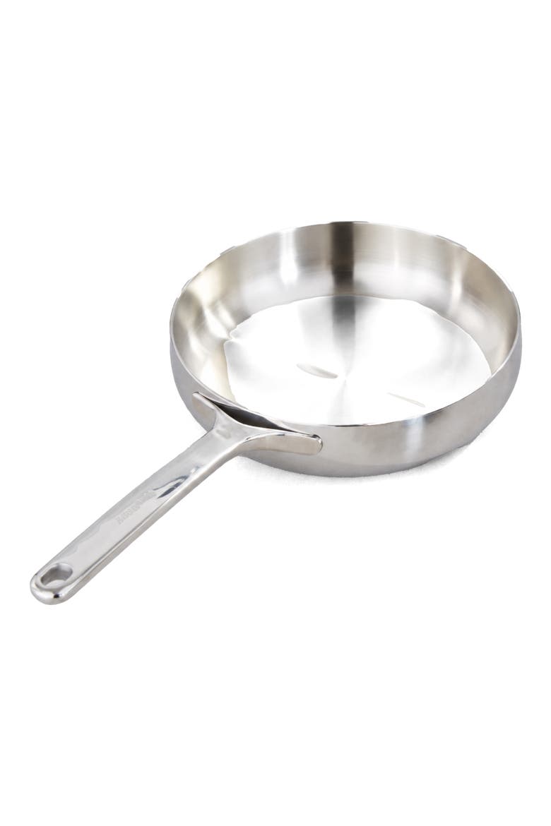 Belly Tri-Ply Stainless Steel Skillet, Main, color, STELLAR