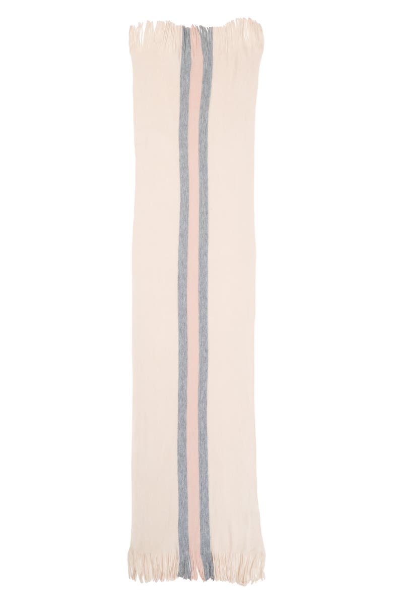 BP. Center Stripe Oblong Scarf, Alternate, color, 