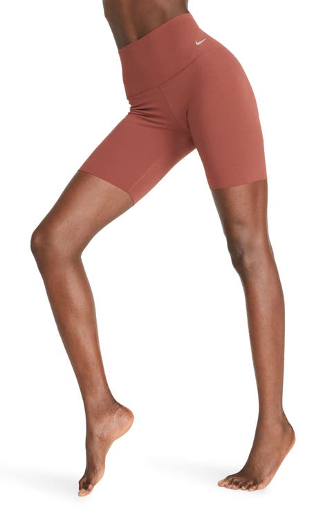Zenvy Gentle-Support High-Waisted 8-Inch Biker Shorts (Regular & Tall)