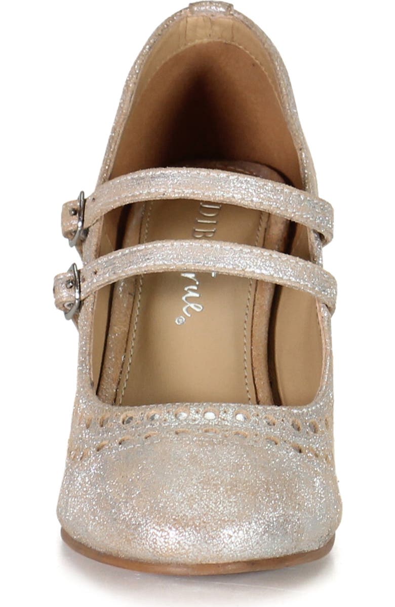 Diba True JET LINER Leather Mary Jane Heel, Alternate, color, Silver