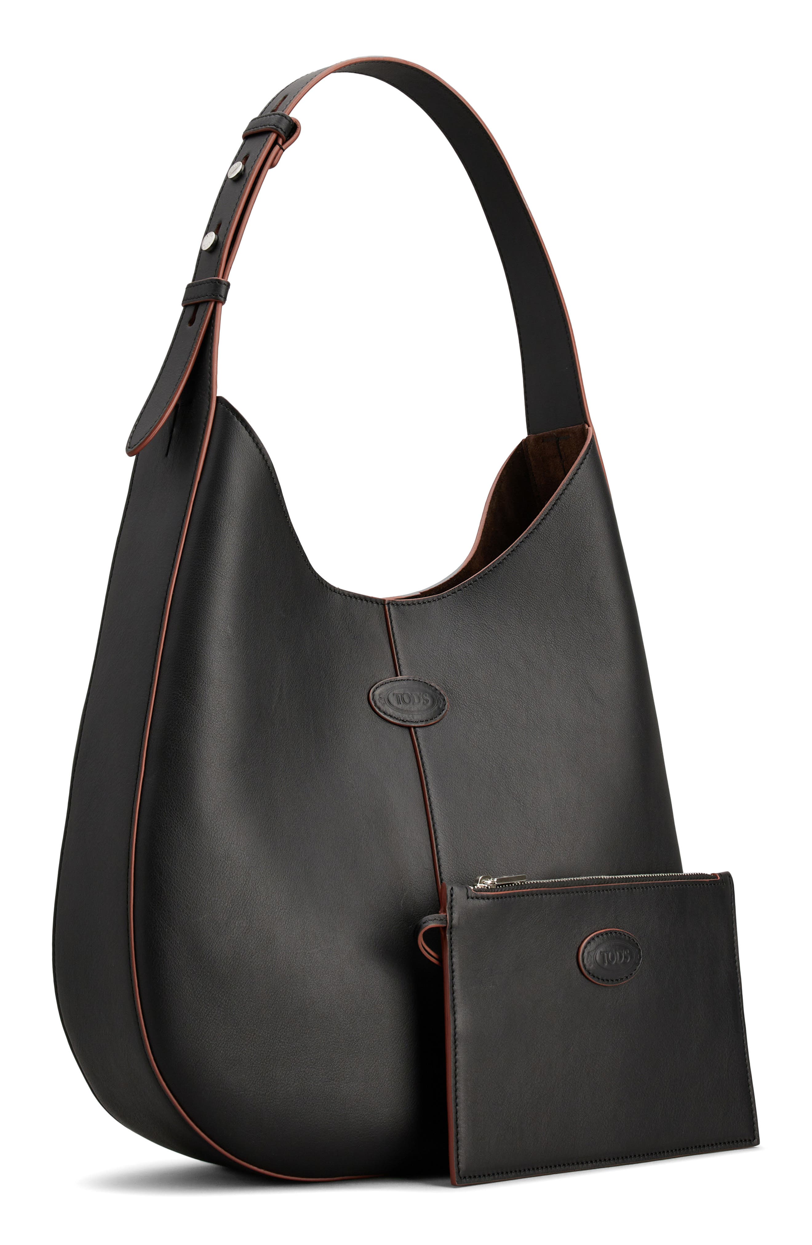 Tod's Medium Di Bag Leather Hobo Bag, Alternate, color, 