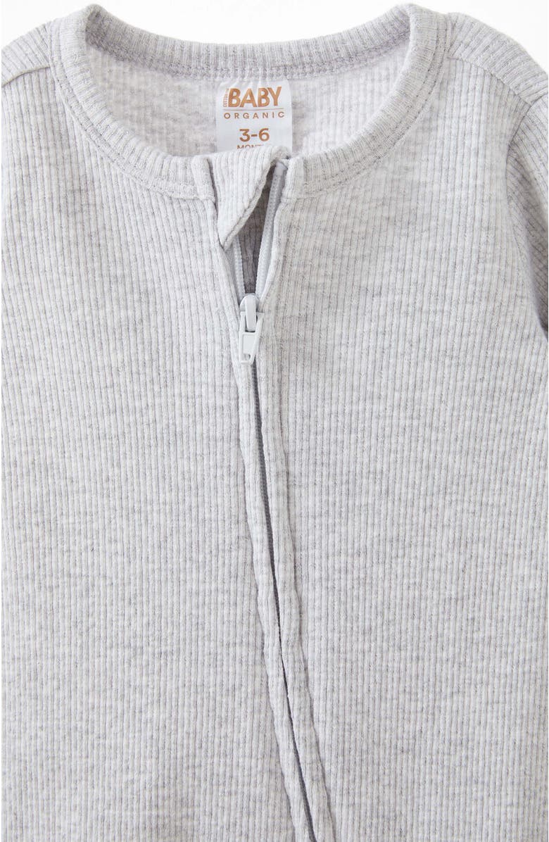 Cotton On Kids Organic Pointelle Zip All In One Romper, Alternate, color, 