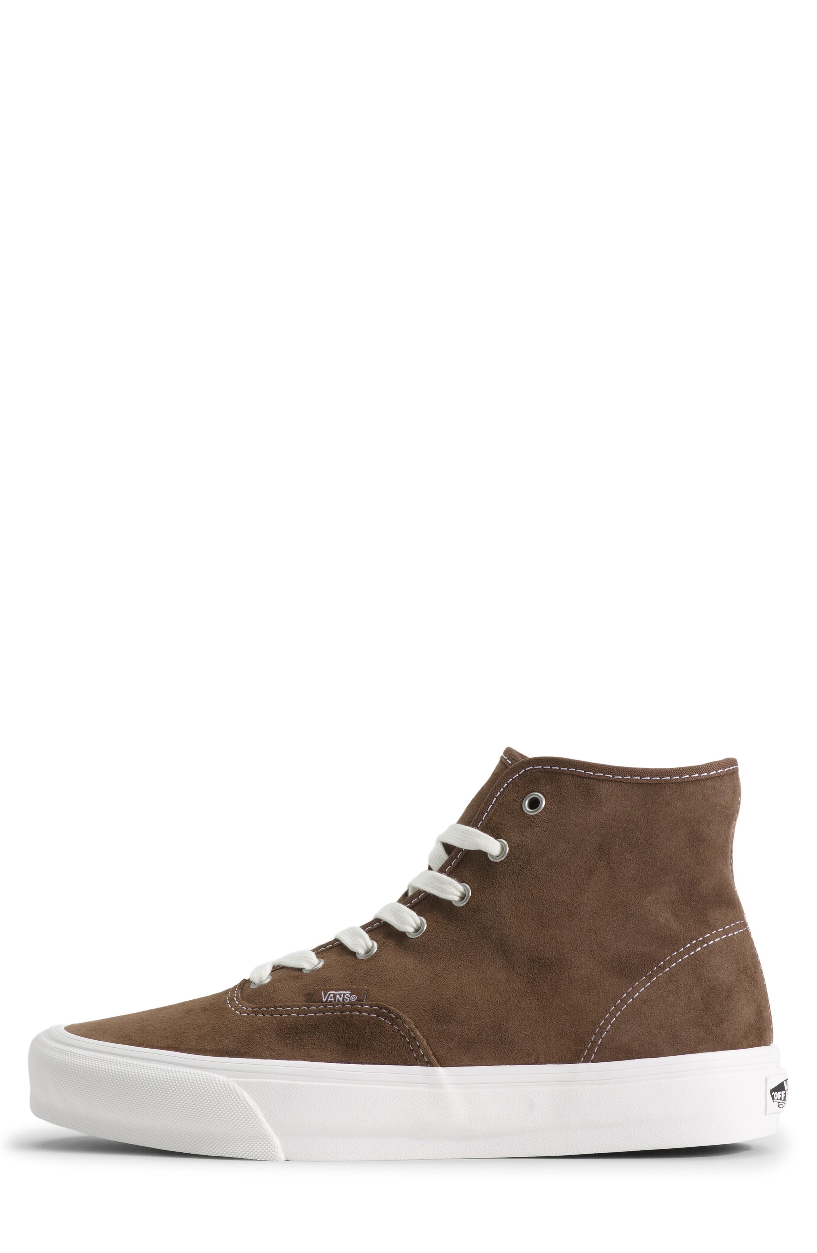 Authentic Hi 2.0 Leather High Top Sneaker, Alternate, color, PIG SUEDE VINTAGE COCOA