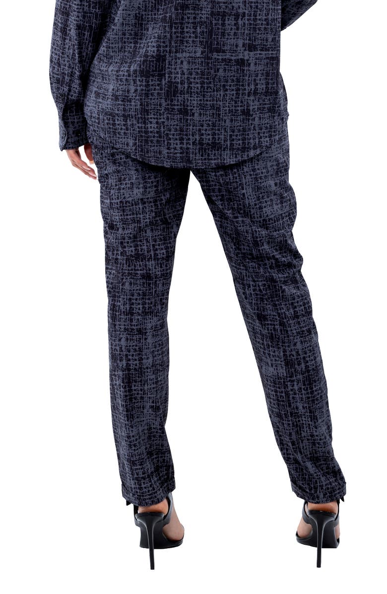 Dai Moda Printed Straight Leg Pants, Alternate, color, 