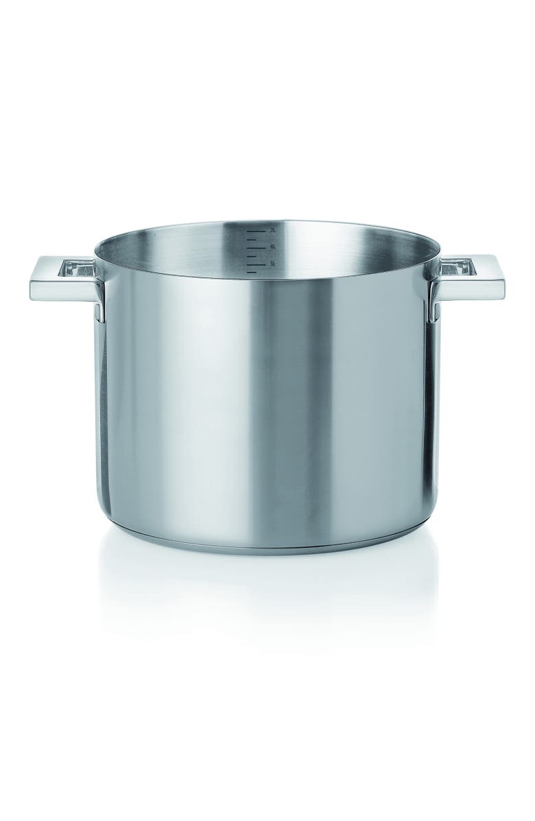 Mepra Stile By Pininfarina Deep Pot, Main, color, Silver
