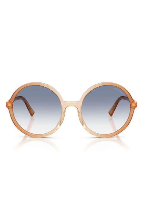 59mm Round Sunglasses