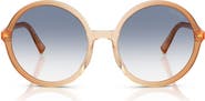 Miu Miu 59mm Round Sunglasses