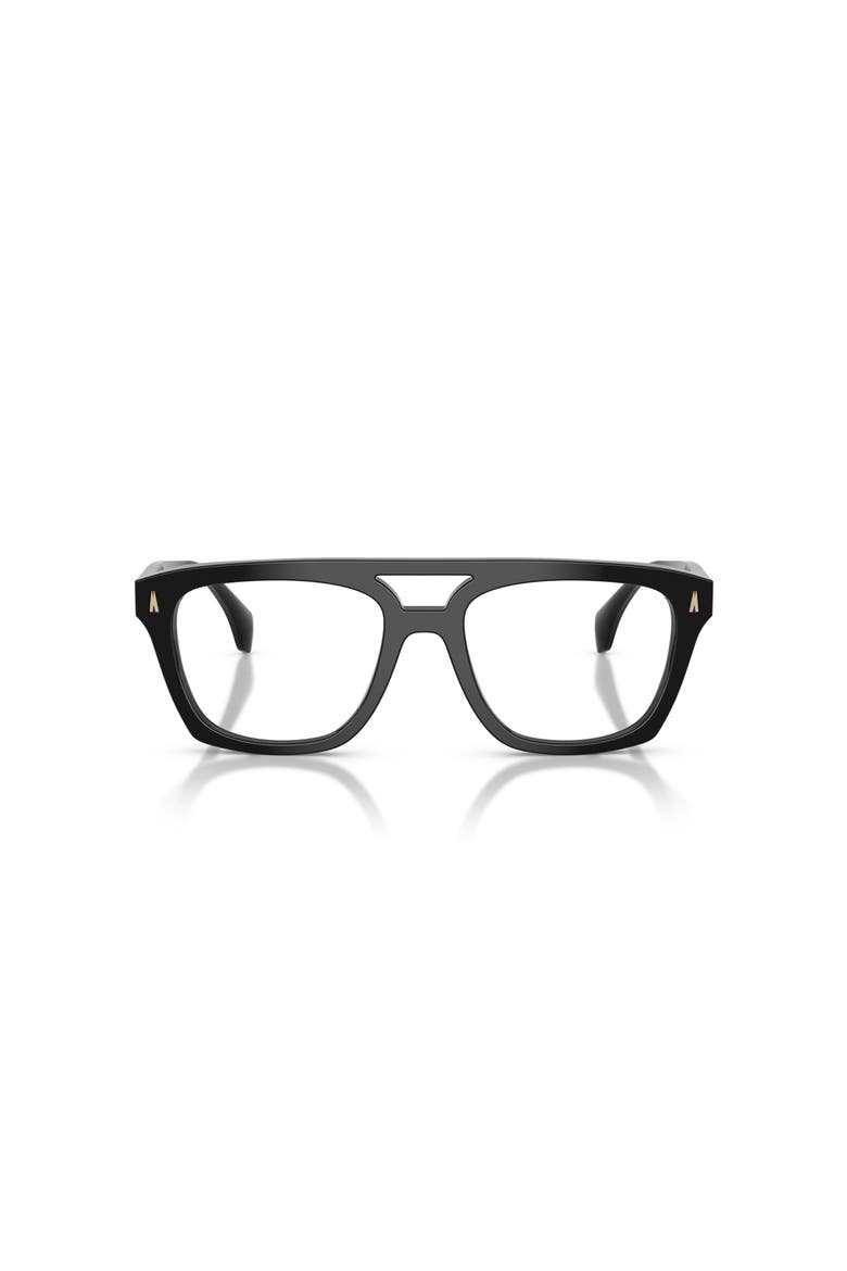 53mm Rectangle optical glasses, Alternate, color, Black