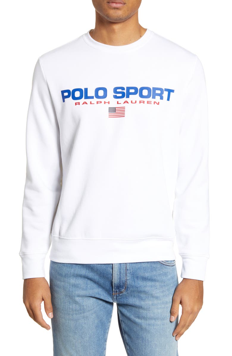 Polo Ralph Lauren Polo Sport Crewneck Sweatshirt, Main, color, 