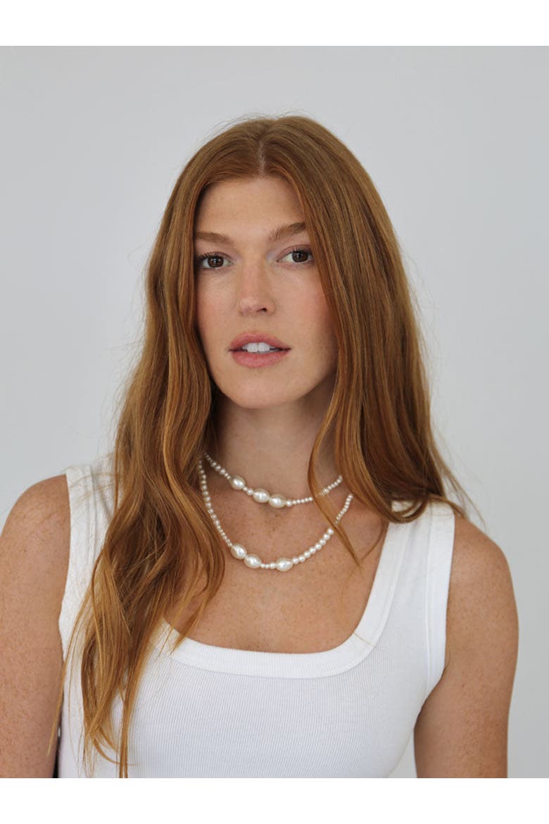 Coco Necklace, Alternate, color, Pearl