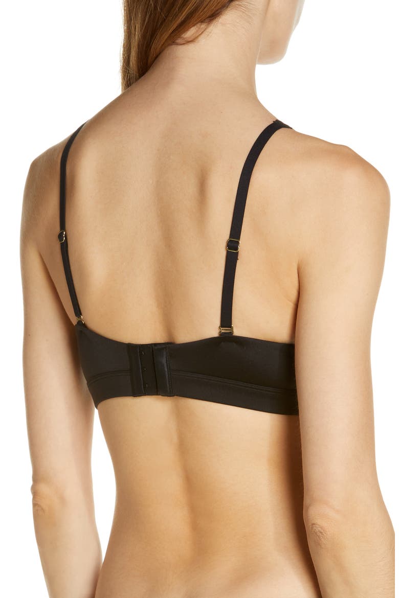 Discreet Wireless Convertible Spacer Bra, Alternate, color, BLACK