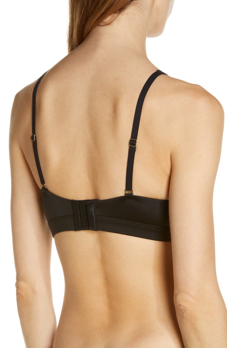 Natori Discreet Wireless Convertible Spacer Bra, Alternate, color, Black