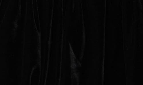 Sau Lee Miley Bubble Hem Velvet Minidress In Black