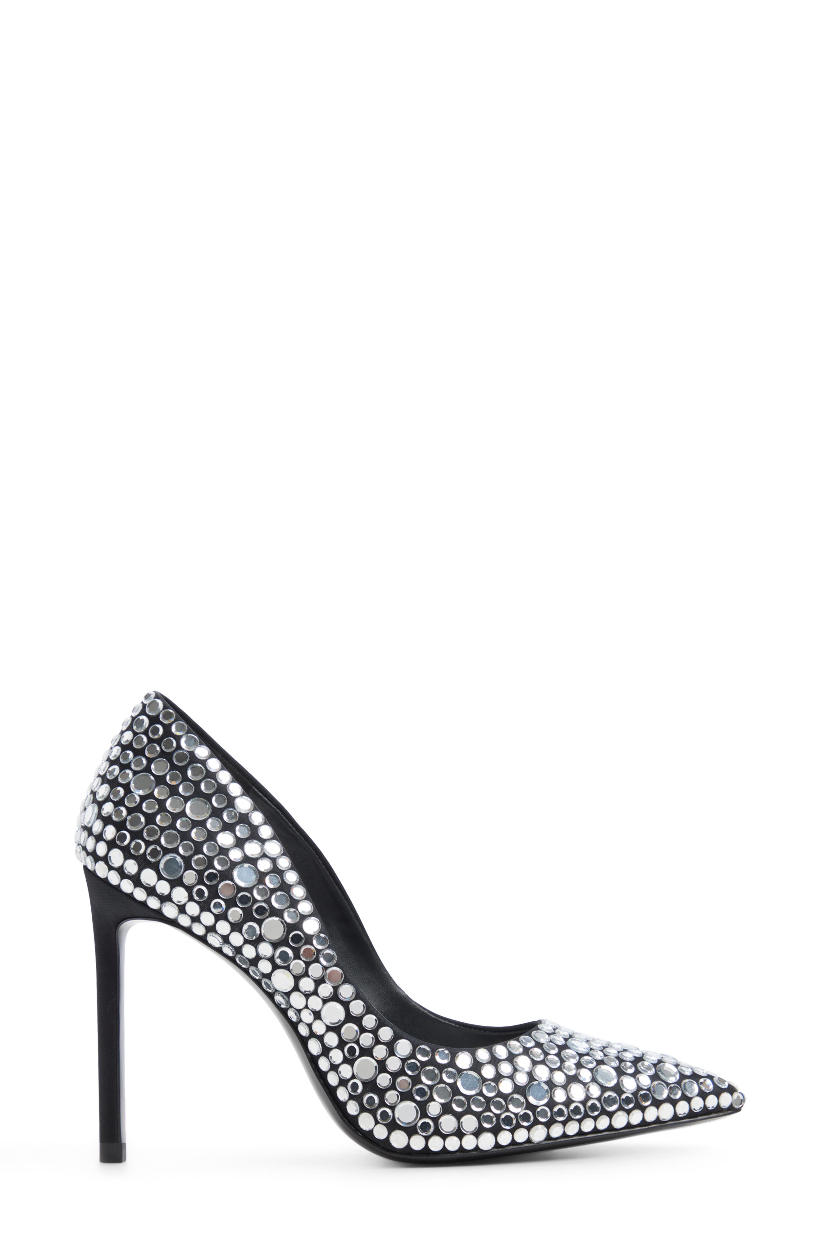 Stessy 2.0 Crystal Pointed Toe Pump, Alternate, color, BLACK OVERFLOW