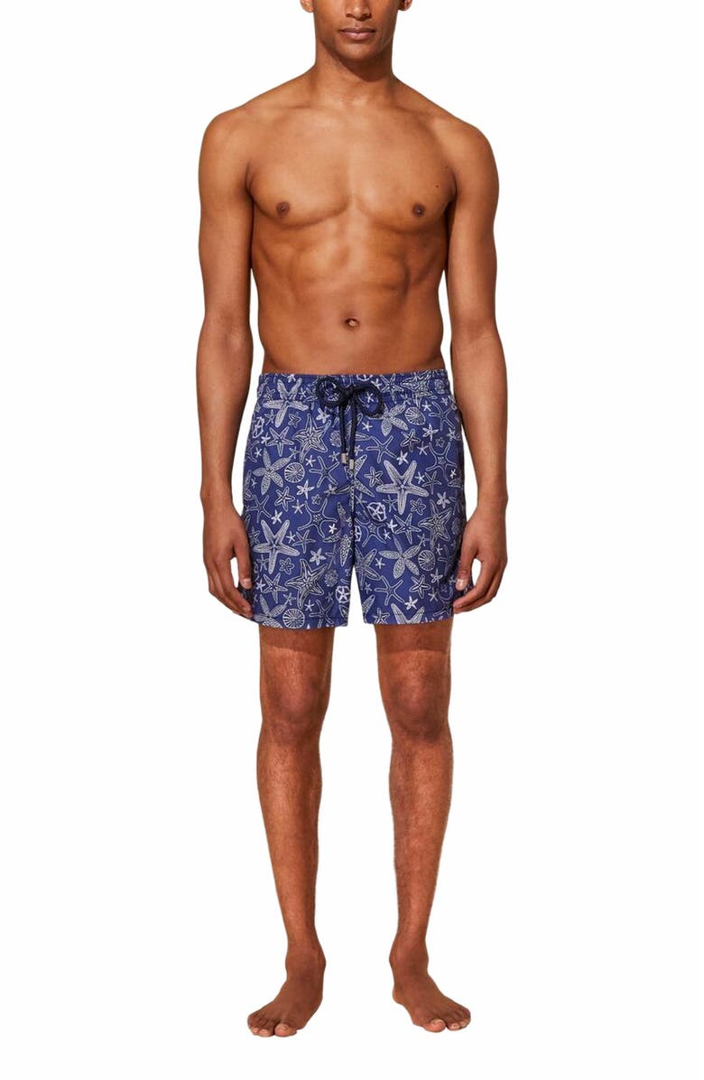 Vilebrequin Men's Starlettes Bicolores Swim Trunks, Main, color, 