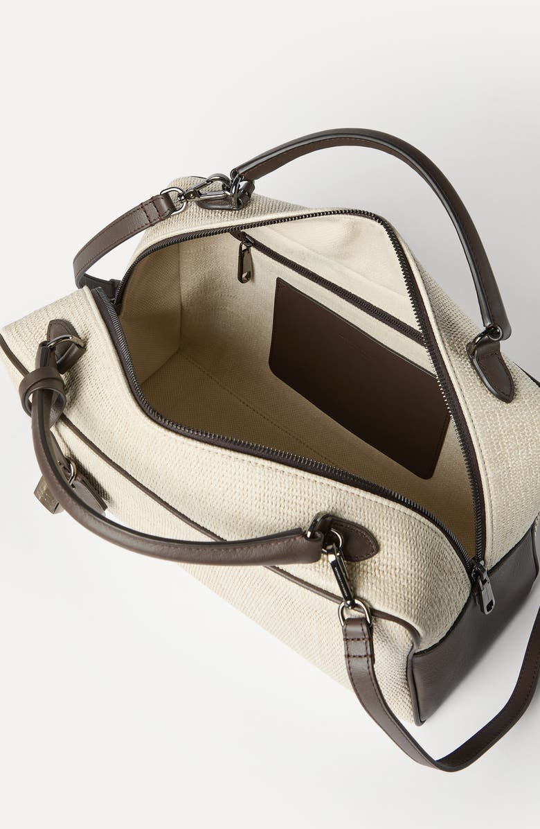 Brunello Cucinelli Explorer Boston bag, Alternate, color, Rope