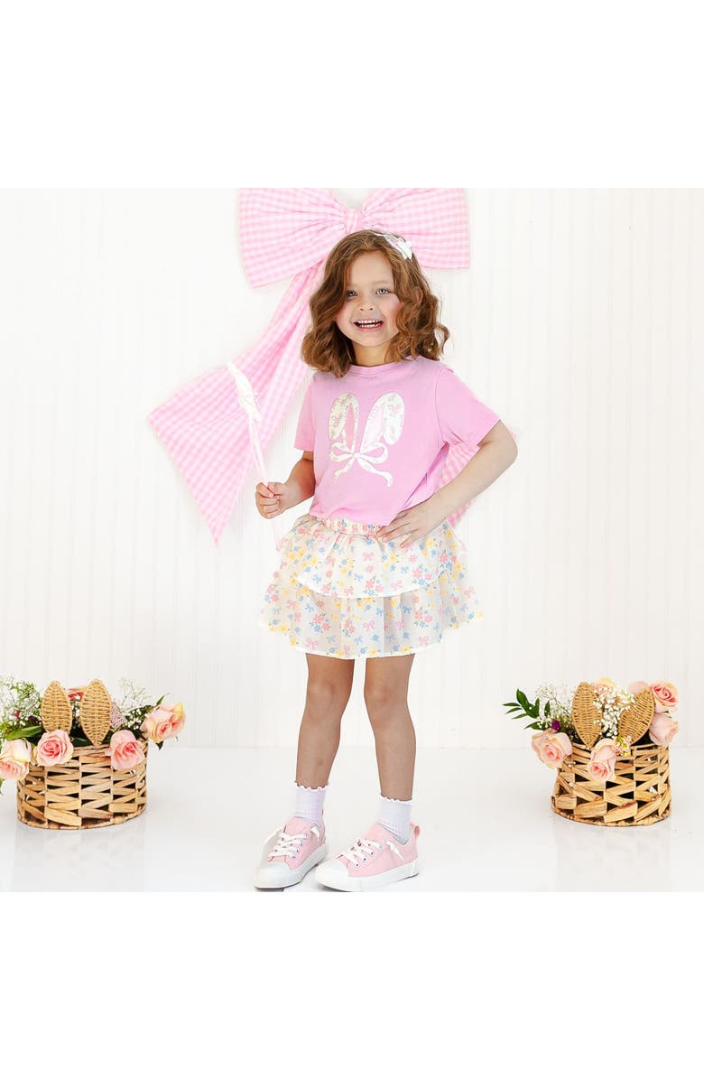 Sweet Wink Shaker Easter Bunny Ear Bow Headband, Alternate, color, Pink