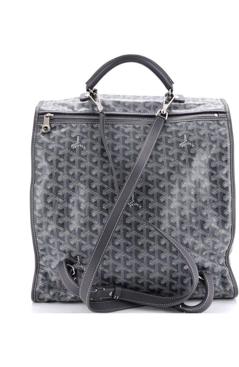 Pre-Owned Goyard Saint Leger Briefcase Backpack Coated Canvas, Alternate, color,