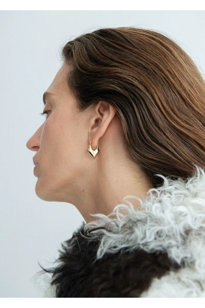 Small Kite Earrings, Alternate, color, Yellow Toned Gold