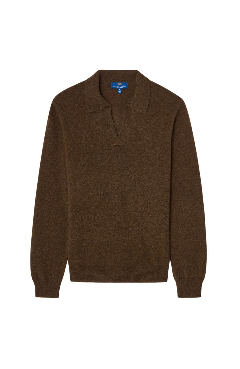 Robert Talbott Parsons Johnny Collar Sweater, Main, color, Loden