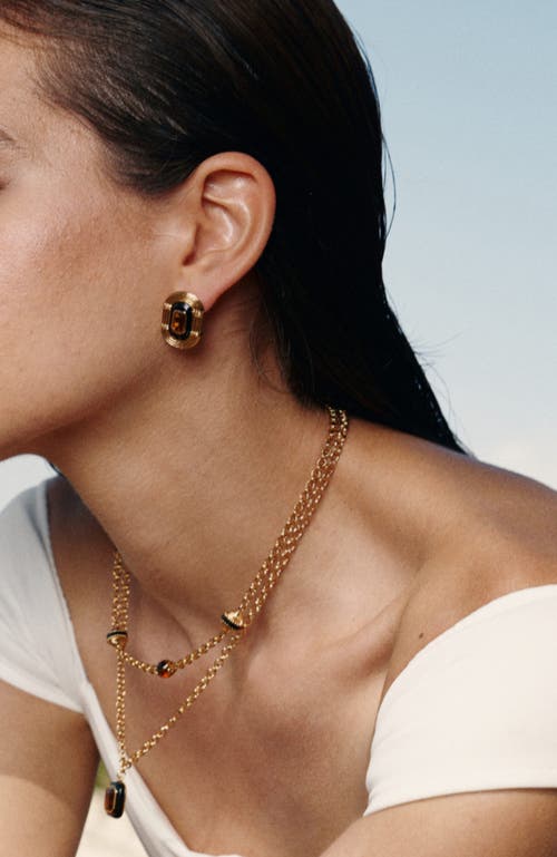 Rc Retro Chic Roman Night Earrings In Gold