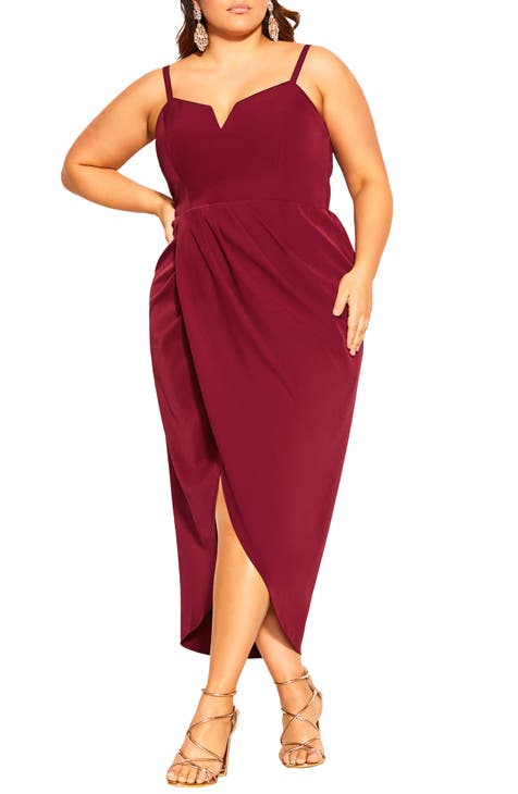 Burgundy Plus Size Dresses for Women Nordstrom