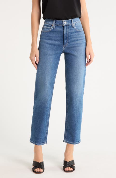 Reece High Waist Ankle Slim Leg Jeans
