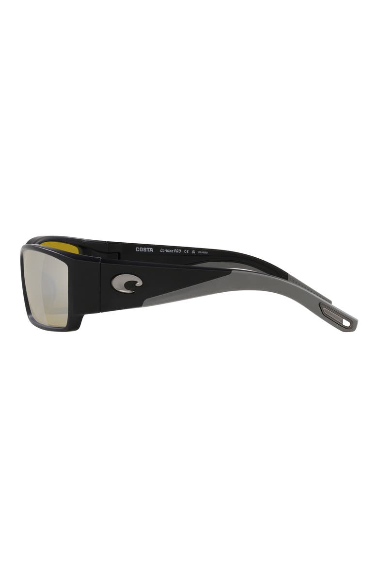 Corbina Pro 61mm Rectangular Sunglasses, Alternate, color, SILVER