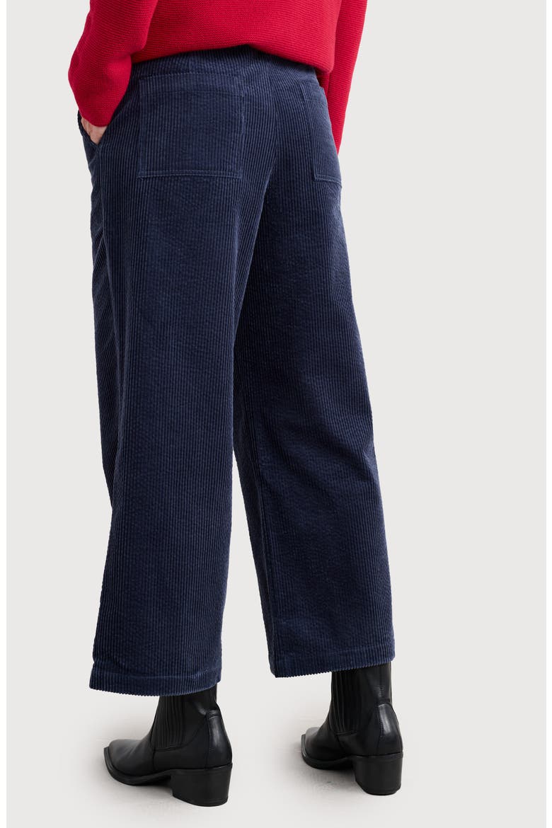 Asphodel Crop Wide Leg Corduroy Pants, Alternate, color, MARITIME