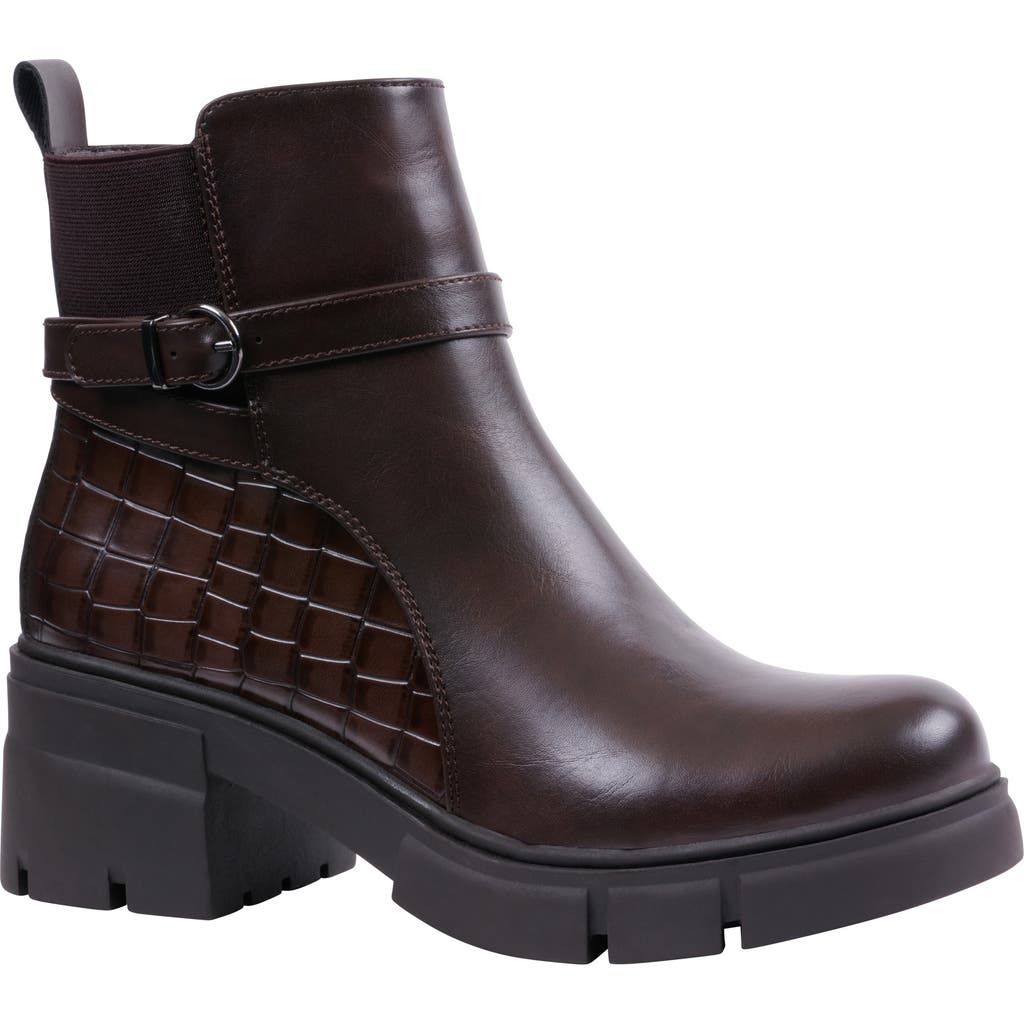Good Choice New York Troy Lug Sole Boot In Brown