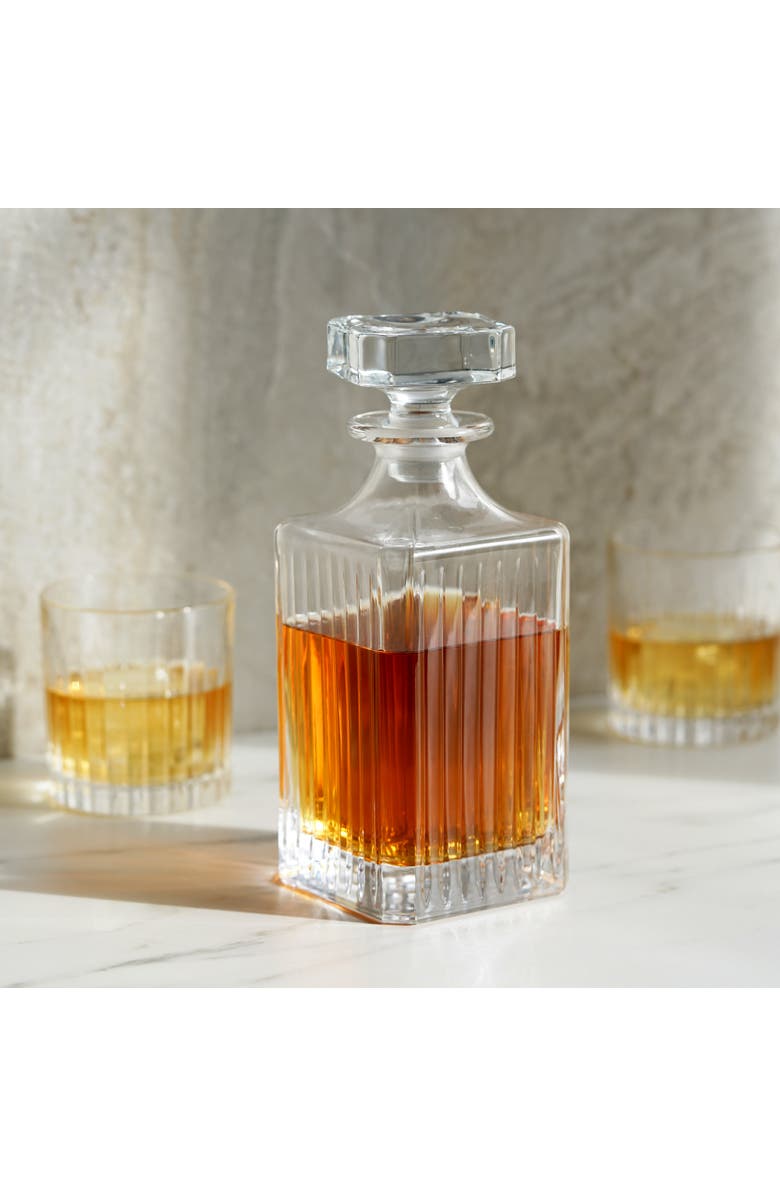Viski Reserve Milo Crystal Liquor Decanter, Alternate, color, Clear