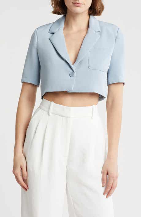 Love By Design Ryder Short Sleeve Crop Blazer