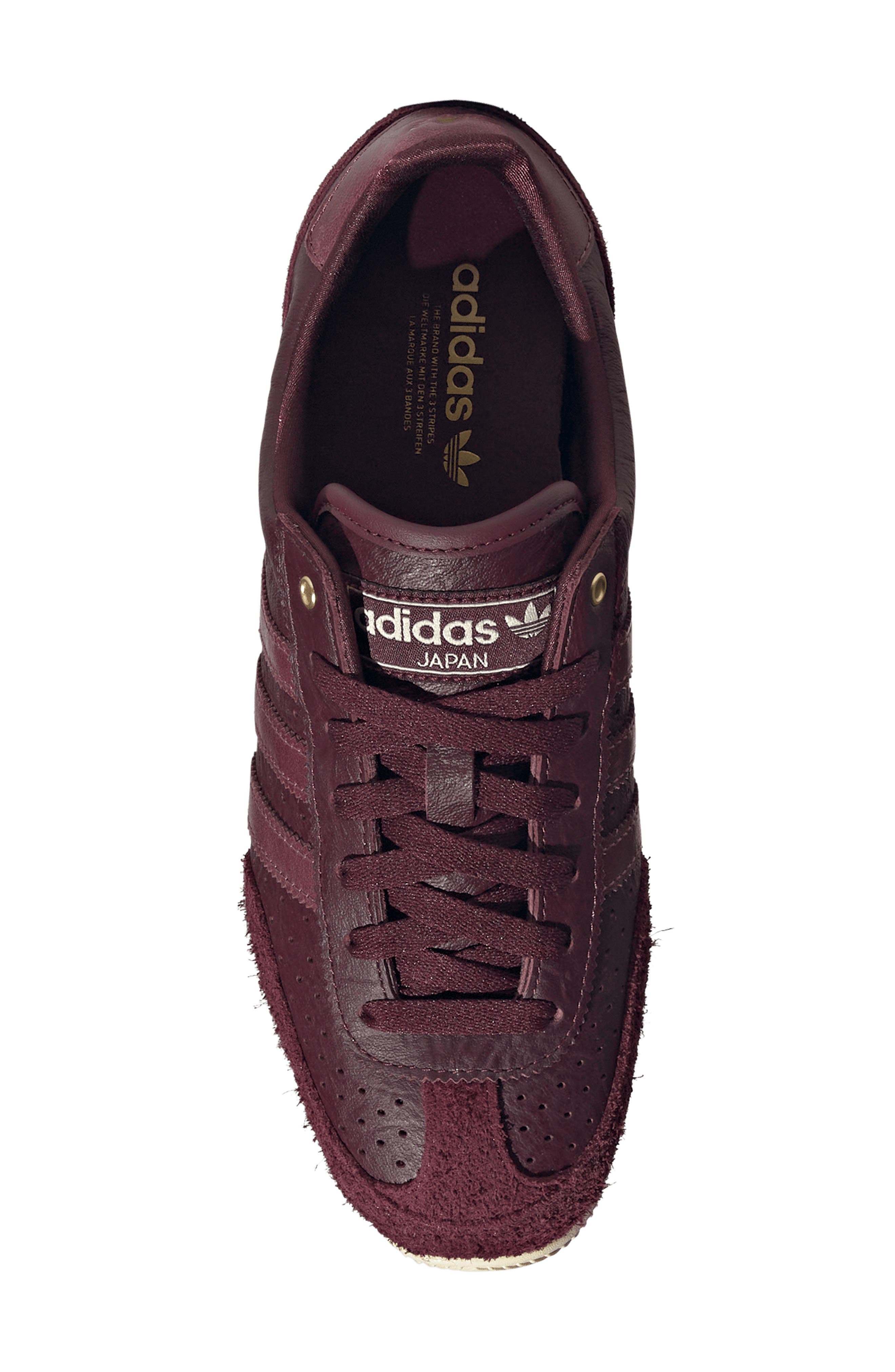 Japan Low Top Sneaker, Alternate, color, MAROON/ CRIMSON/ GOLD