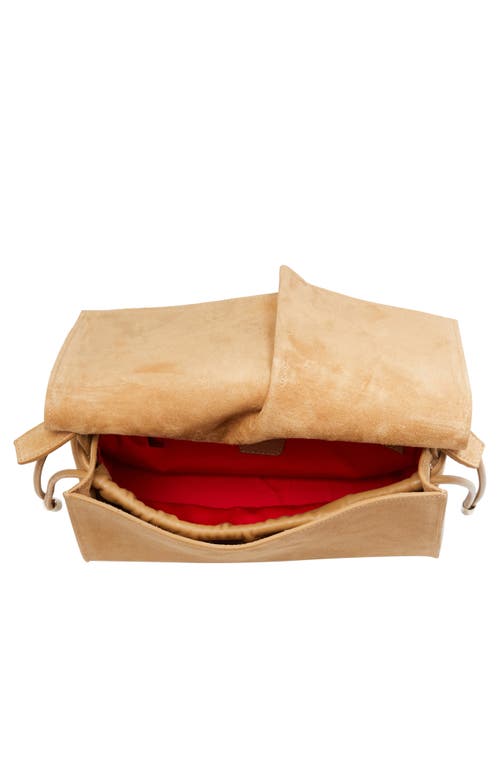 Christian Louboutin Baggy Small Shoulder Bag In Suede