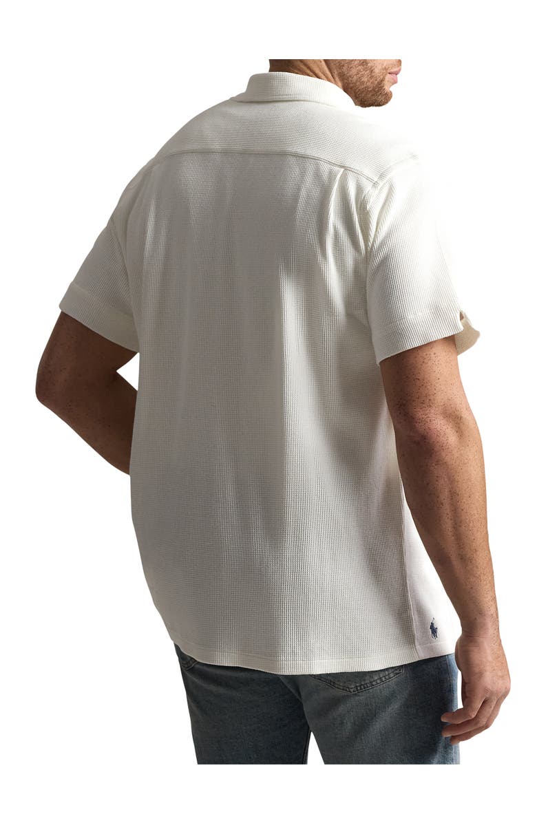 Polo Ralph Lauren Big & Tall Waffle Knit Camp Shirt, Alternate, color, Nevis