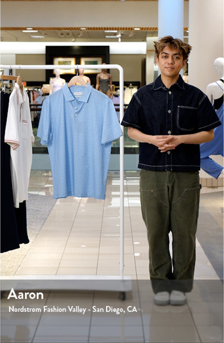 Victor OoohCotton<sup>®</sup> Golfer Print Polo, sales video thumbnail