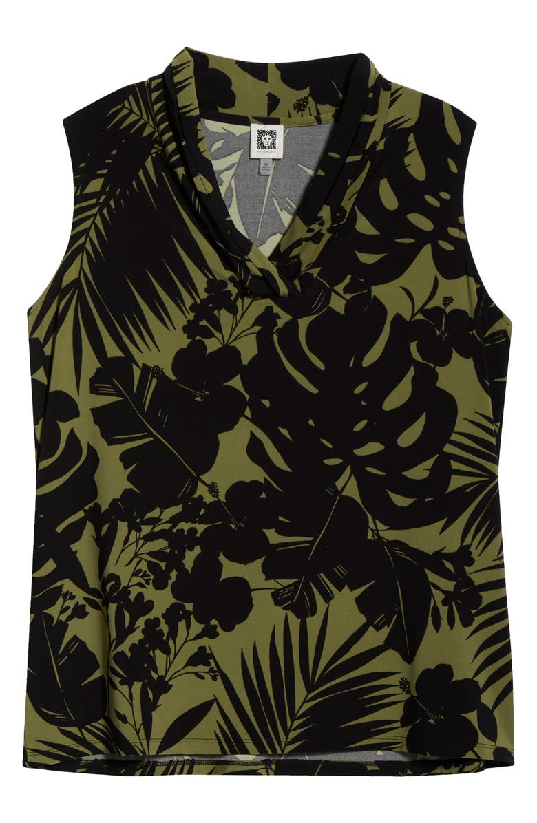 Anne Klein Floral Print Sleeveless Top, Alternate, color, 