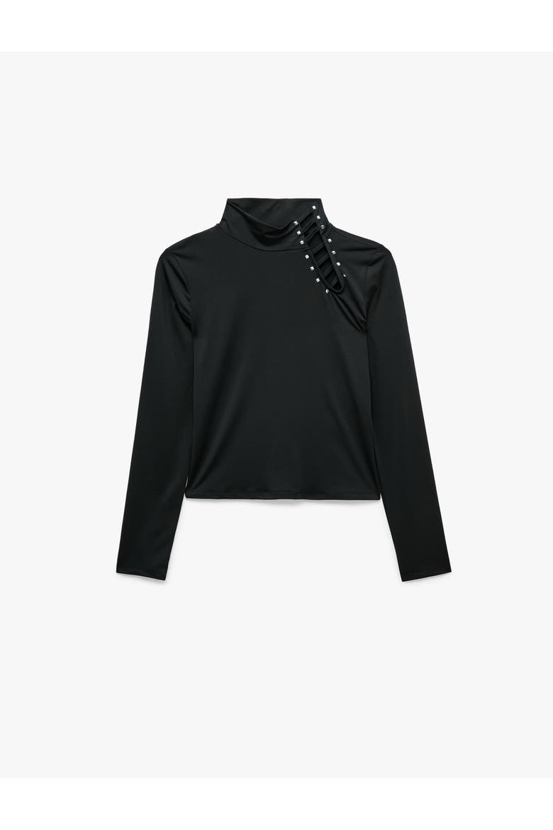 Long Sleeve T-Shirt, Main, color, BLACK