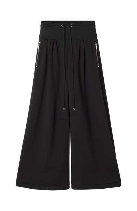 Cotton Fleece And Cashmere Pants