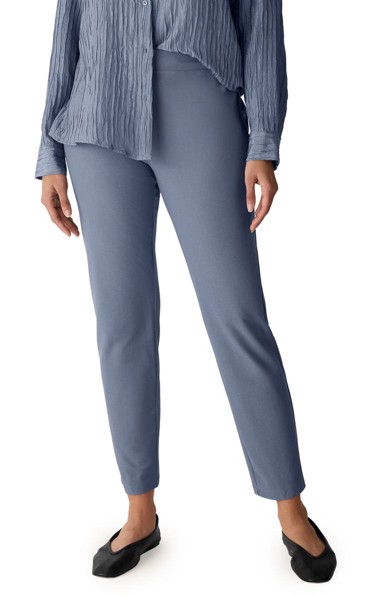 Eileen Fisher Slim Ankle Pants, Main, color, Flint