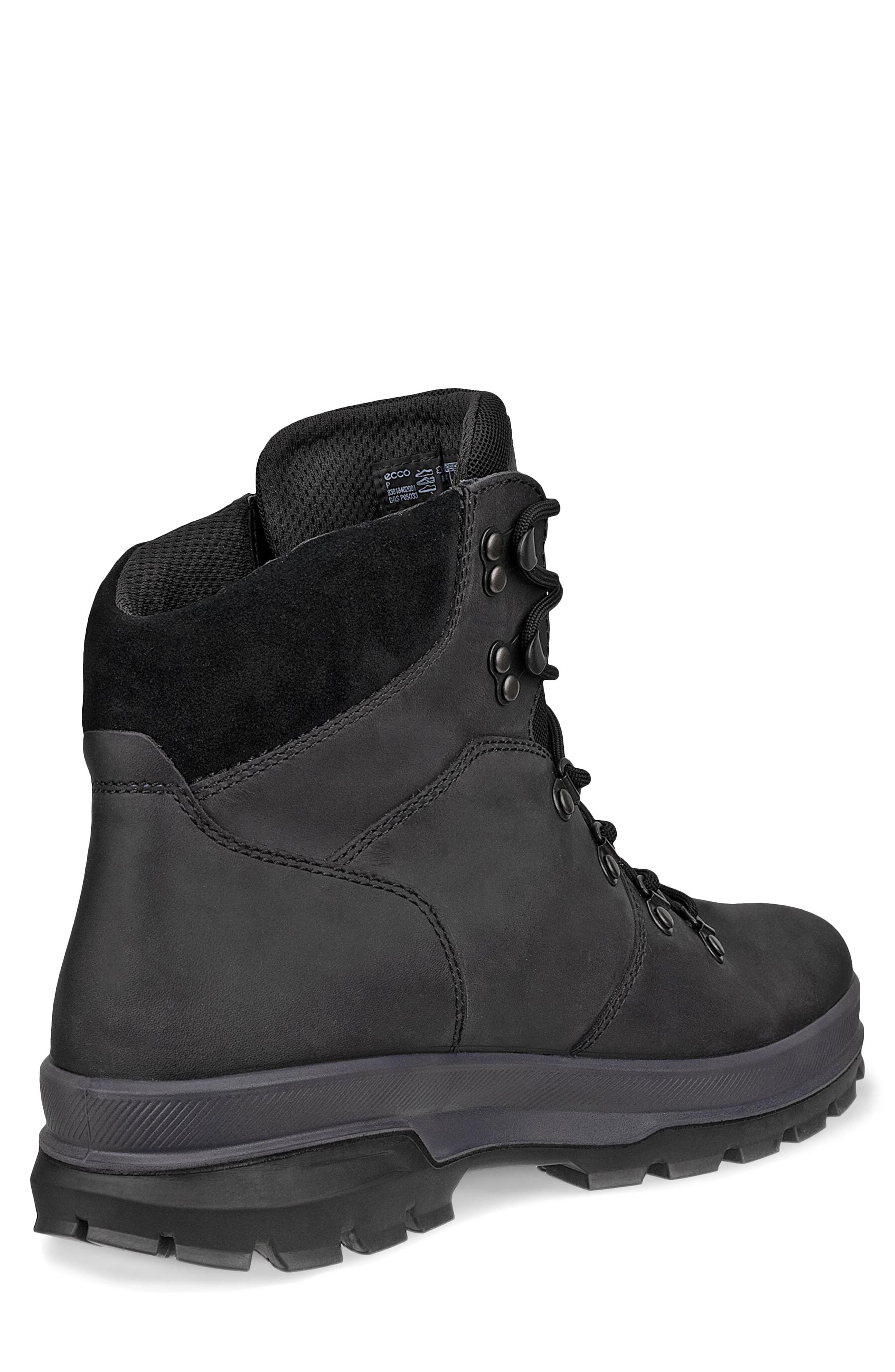 ECCO Rugged Track Waterproof Plain Boot, Alternate, color, Black