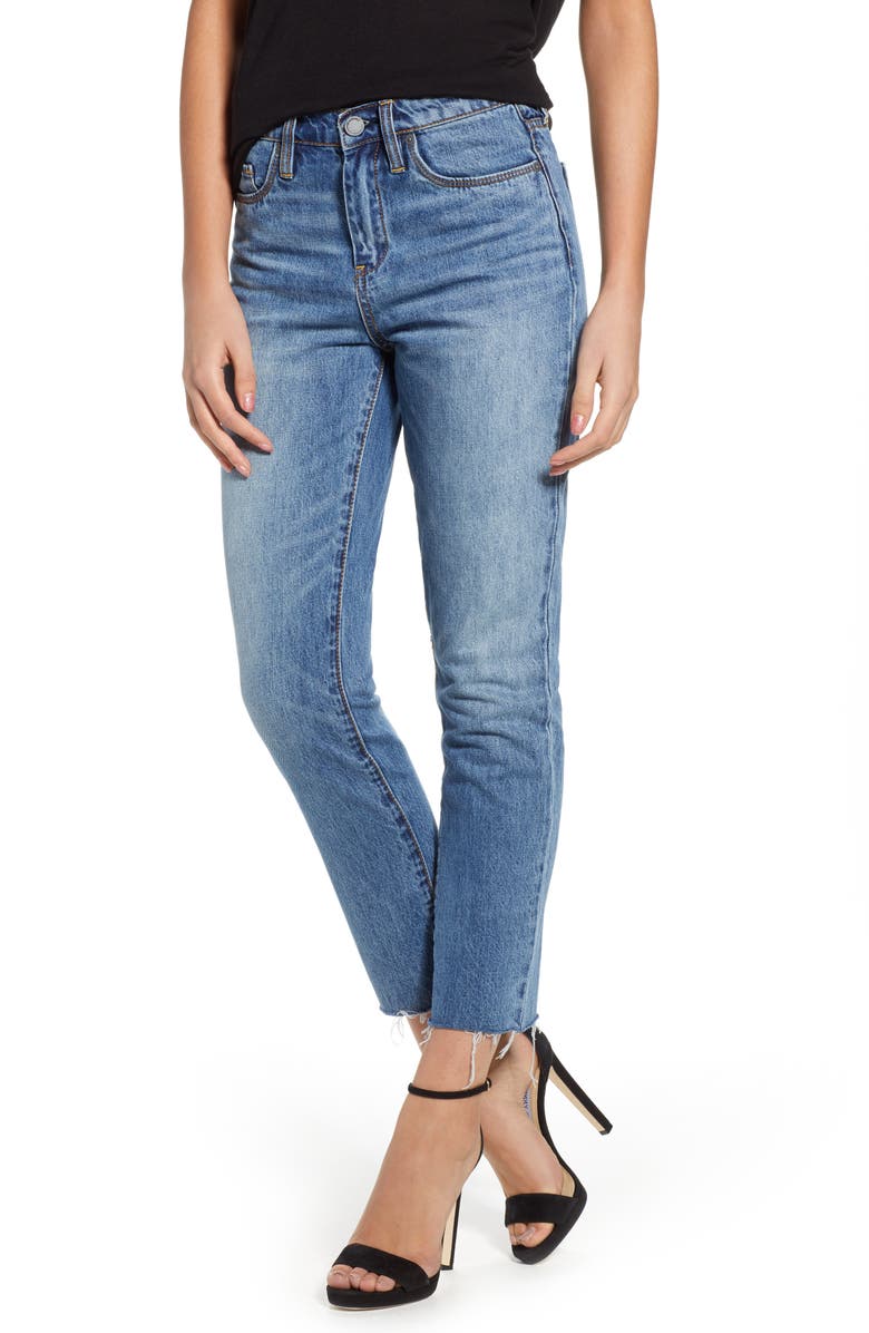 BLANKNYC The Madison Straight Leg Crop Jeans, Main, color, 