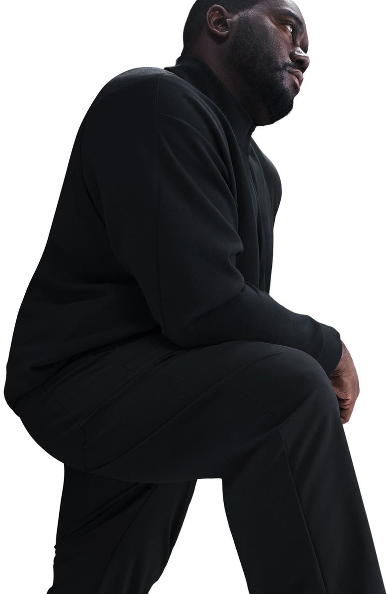 Nike 24.7 PerfectStretch Dri-FIT Regular Fit Flat Front Pants, Alternate, color, Black/ Dk Smoke Grey