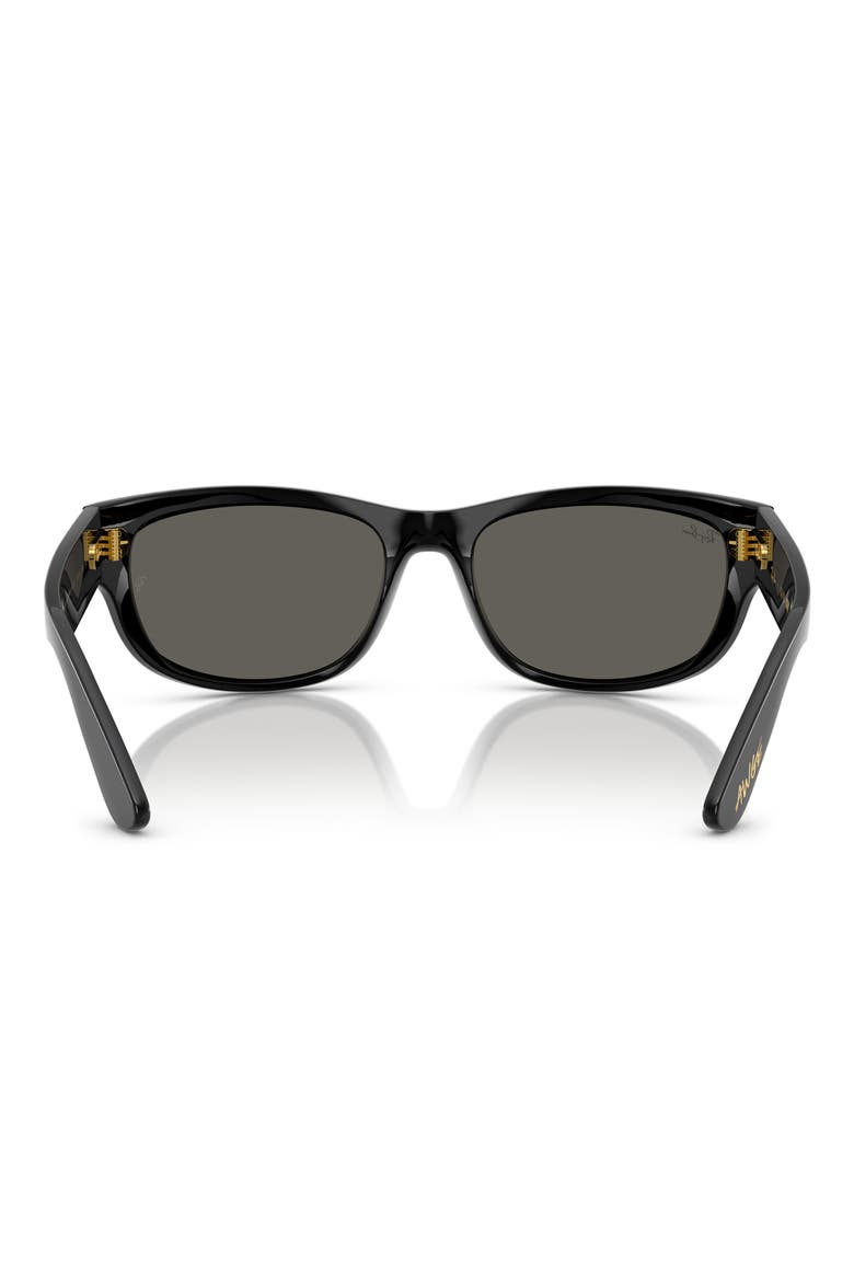 x A$AP Rocky 60mm Mega Balorama Pillow Sunglasses, Alternate, color, BLACK / ULTRA BLACK