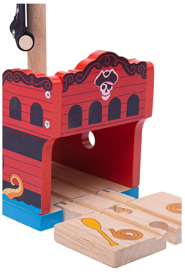 Pirate Galleon, Alternate, color, Red