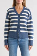 CYRUS Stripe V-Neck Cardigan